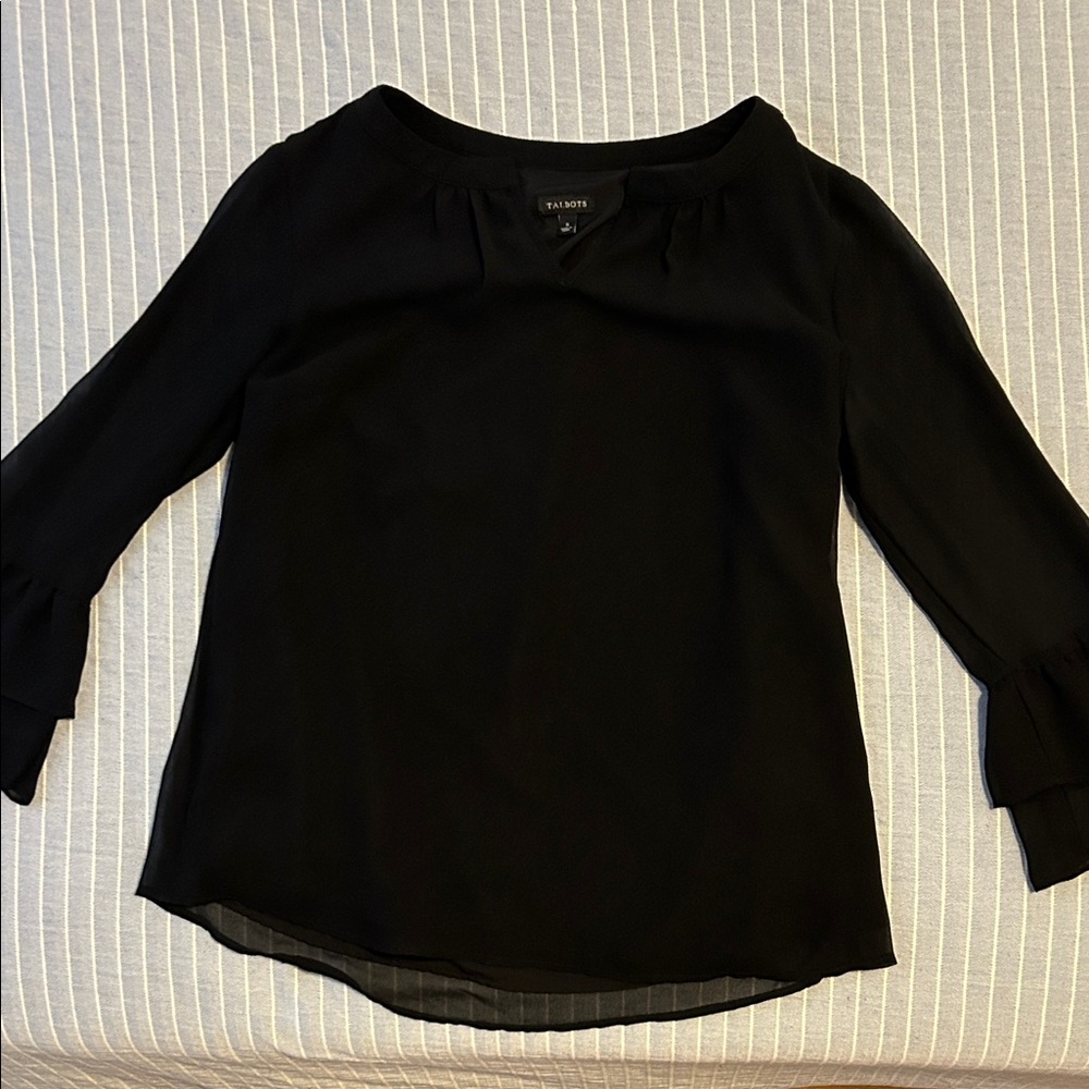 Talbots Black Women's Blouse